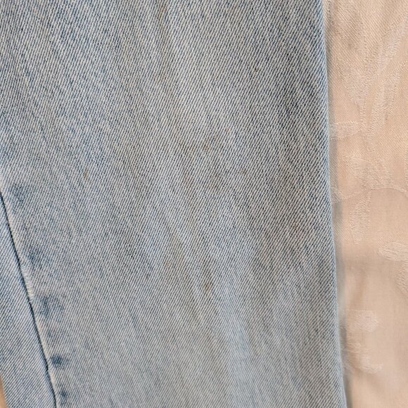 VTG 80s/90s Guess Jeans Womens Sz 27 Light Wash Straight Leg Low Rise Retro - Picture 2 of 10
